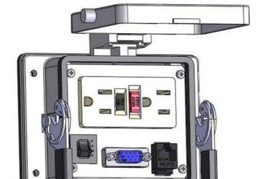 Mencom Remote Access Interfaces GF-DDB15-RJ45-R-32 - GFI;HD 15 PIN D;RJ45;3A;SZ32 (GF-DDB15-RJ45-R-32)