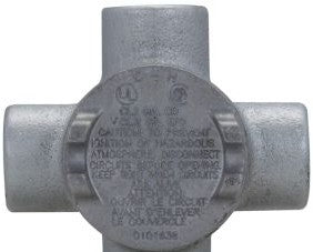 Crouse Hinds Electrical Boxes GUAX16 - Eaton Crouse-Hinds series Condulet GUA conduit (GUAX16)