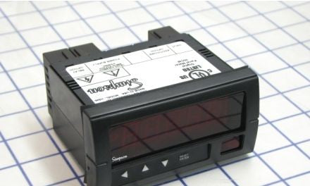 Simpson Electric Panel Meters & Gauges H345-3-71-0-2-0 - DIGITAL METER,4.5,9-36VDC,4-20mADC, NO (H345371020)