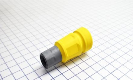 Hubbell Plugs & Receptacles HBL27W75 - CONN, W/TIGHT, 3P 20A 250V, L15-20R, YL (HBL27W75)