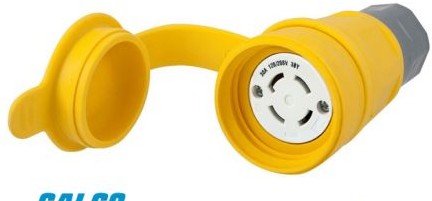 Hubbell Plugs & Receptacles HBL29W09 - WT CONN, NON-NEMA,30A,120/208V, 3PH WYE (HBL29W09)