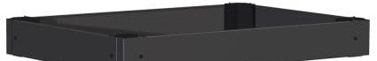 Hammond Manufacturing Enclosures HPLD18 - Plinth Sides 100mm - Fits 800D - Steel/Black (HPLD18)
