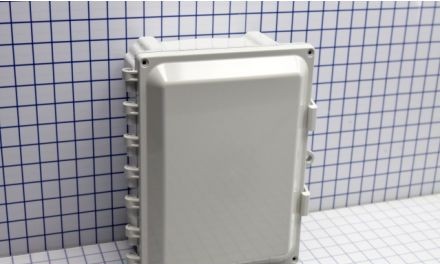 Wiegmann Enclosures HW-P100804CHQR - 10x8X4 POLYCARBONATE ENCL OPAQUE COVER (HW-P100804CHQR)