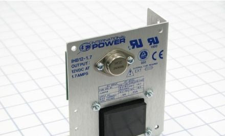 International Power Power Supplies IHB12-1.7 - Power Supply, 12VDC, 1.7A, 1Ph, 20W, Linear (IHB12-1.7)