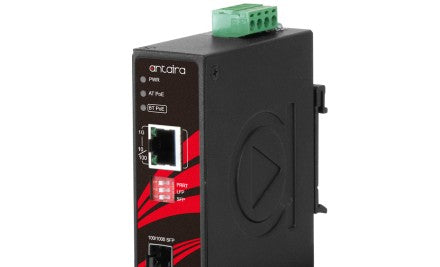 Antaira Technologies IMP-C1000-SFP-BT-24 - Compact Industrial Gigabit IEEE (IMP-C1000-SFP-bt-24)
