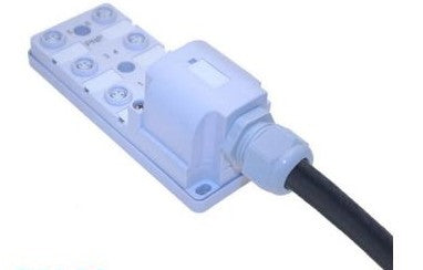 Mencom Cordsets JAN-63N-208-C030 - 6 PORT M8 JBOX NPN 3M (JAN-63N-208-C030)