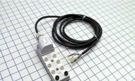 Mencom Cordsets JAN-83P-210-C030 - 8 PL NAN BLOCK PNP 3M CABLE (JAN-83P-210-C030)