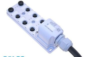 Mencom Cordsets JDC-85N-219-C100 - 8 OUTLT 5 WR JBOX 10M CBL NPN (JDC-85N-219-C100)
