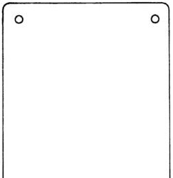 Carlon JP1210P - PVC back panel, 10.75 Inches x 8.88 Inches (JP1210P)