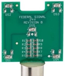 Federal Signal Miscellaneous K8107199A-01 - LED lamp, 24VDC, Series B, red for models (K8107199A-01)