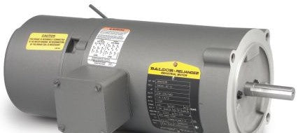 Baldor-ABB Motors Motors KBM3458 -.33HP, 1725RPM, 3PH, 60HZ, 56C, BRAKE (KBM3458)