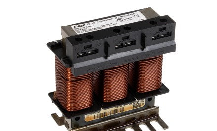 TCI Line Reactors KDRAA5L2 - KDR, 480V, 10 HP, 14 Motor Amps, 14 Max Amps (KDRAA5L2)