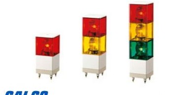 Patlite Visual Signaling Devices KJT-202E-RG - Rotating Type Signal Tower, with 8-channel (KJT-202E-RG)