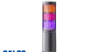 Patlite Visual Signaling Devices LA6-3DTNUB-RYG - Multi Color LED Signal Tower with Flash & (LA6-3DTNUB-RYG)