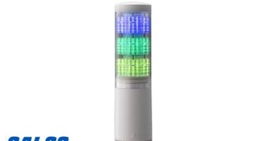 Patlite Visual Signaling Devices LA6-3DTNWB-RYG - Multi Color LED Signal Tower with Flash & (LA6-3DTNWB-RYG)