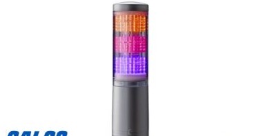 Patlite Visual Signaling Devices LA6-3DWJUB-RYG - Multi Color LED Signal Tower with Flash & (LA6-3DWJUB-RYG)