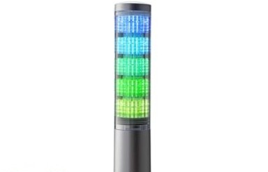 Patlite Visual Signaling Devices LA6-5DWJUB-RYGBC - Multi Color LED Signal Tower with Flash (LA6-5DWJUB-RYGBC)