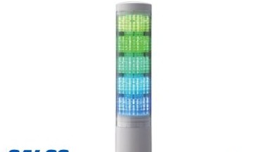 Patlite Visual Signaling Devices LA6-5DWJWN-RYGBC - Multi Color LED Signal Tower, Direct (LA6-5DWJWN-RYGBC)