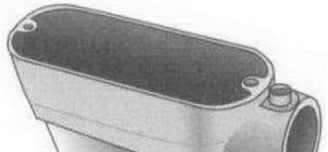 O-Z Gedney Conduit Outlet Bodies LB200ATW - OZ-Gedney Type LB Conduit Body, 2 IN Hub (LB200ATW)