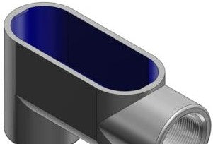 Thomas & Betts Conduit Outlet Bodies LB77 - 2-1/2 Inch Form 7, LB Conduit Body, Body Material (LB77)