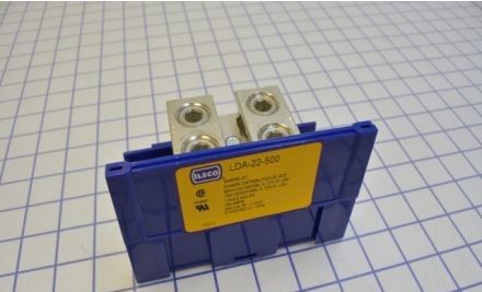 Ilsco Power Distribution Blocks LDA-22-500 - Splicer BLock, Adder, 760A, Box/Box, Line & (LDA-22-500)