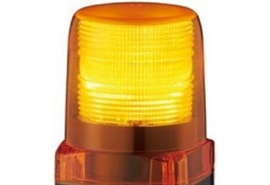 Patlite Visual Signaling Devices LFH-12-Y - Outdoor rated LED warning light, DC12V, UL 1638 (LFH-12-Y)