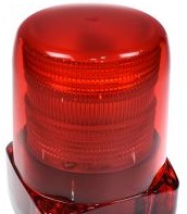 Patlite Visual Signaling Devices LFH-24-R - Outdoor rated LED warning light, DC24V, UL 1638 (LFH-24-R)