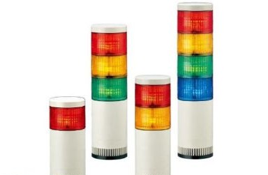 Patlite Visual Signaling Devices LGE-202-RY - Continuous light, direct mount, beige body (LGE-202-RY)