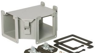 Wiegmann Wireway LJWT2A - N1 Lay-In Tee - Top 2.5X2.5 Carbon Steel - Gray (LJWT2A)