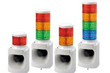 Patlite Visual Signaling Devices LKEH-202FVUL-RB - Voice Synthesizer, 63 sec.recording time (LKEH-202FVUL-RB)