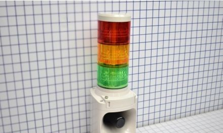 Patlite Visual Signaling Devices LKEH-302FVUL-RYG - Voice Synthesizer, 63 sec.recording (LKEH-302FVUL-RYG)