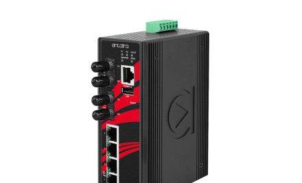 Antaira Technologies LMP-0602-ST-M-T-V2 - 6-Port Industrial PoE+ Light Layer 3 (LMP-0602-ST-M-T-V2)