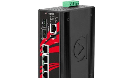 Antaira Technologies LMP-0702G-SFP-24-V2 - 7-Port Industrial Gigabit PoE+ Light (LMP-0702G-SFP-24-V2)