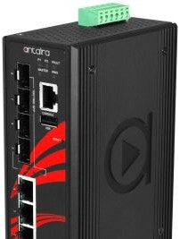 Antaira Technologies LMP-0804G-SFP-T - 8-Port Industrial PoE+ Gigabit Light (LMP-0804G-SFP-T)