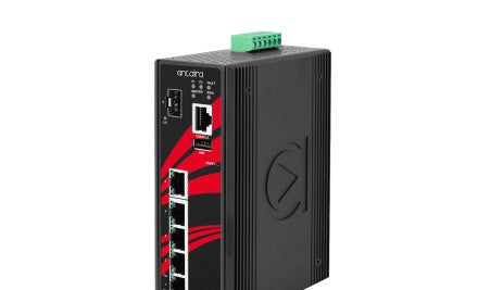 Antaira Technologies LMX-0601G-SFP-T-V2 - 6-Port Industrial Gigabit Light Layer (LMX-0601G-SFP-T-V2)
