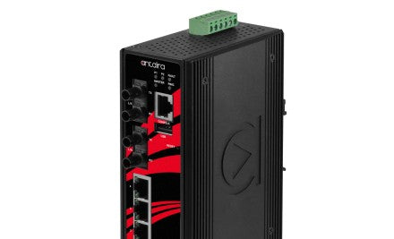 Antaira Technologies LMX-0602-S3-T-V2 - 6-Port Industrial Light Layer 3 Managed (LMX-0602-S3-T-V2)