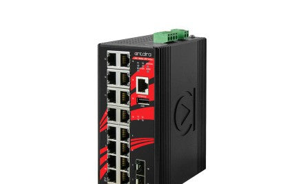 Antaira Technologies LMX-1802G-SFP - 18-Port Industrial Gigabit Light Layer 3 (LMX-1802G-SFP)