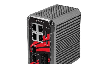 Antaira Technologies LMX-C602G-SFP-T-V2 - 6-Port Industrial Compact Gigabit (LMX-C602G-SFP-T-V2)
