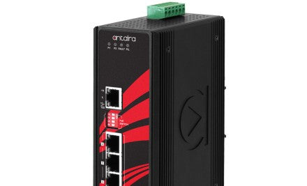 Antaira Technologies LNP-0500G-BT - 5-Port Industrial Gigabit IEEE 802.3bt PoE++ (LNP-0500G-bt)