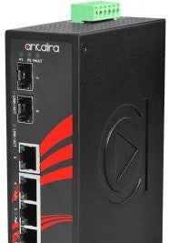 Antaira Technologies LNP-0702C-SFP-24-T - 7-Port Industrial PoE+ Unmanaged (LNP-0702C-SFP-24-T)