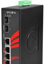 Antaira Technologies LNP-0702C-SFP-24 - 7-Port Industrial PoE+ Unmanaged (LNP-0702C-SFP-24)