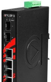 Antaira Technologies LNP-0702G-SFP - 7-Port Industrial Gigabit PoE+ Unmanaged (LNP-0702G-SFP)