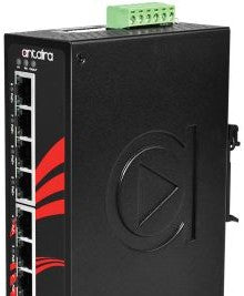 Antaira Technologies LNP-0800-60-24-T - 8-Port Industrial PoE+/4PPoE Unmanaged (LNP-0800-60-24-T)