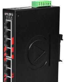 Antaira Technologies LNP-0800-T - 8-Port Industrial PoE+ Unmanaged Ethernet (LNP-0800-T)