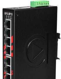 Antaira Technologies LNP-0800 - 8-Port Industrial PoE+ Unmanaged Ethernet (LNP-0800)