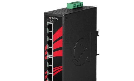 Antaira Technologies LNP-0800G-24-T - 8-Port Industrial Gigabit PoE+ Unmanaged (LNP-0800G-24-T)