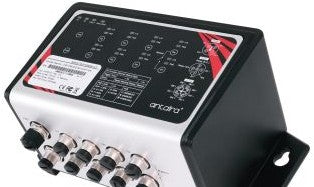 Antaira Technologies LNP-0800G-M12-67-24 - 8-Port Industrial M12 IP67 Waterproof (LNP-0800G-M12-67-24)