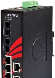 Antaira Technologies LNP-0802-M-24 - 8-Port Industrial PoE+ Unmanaged Ethernet (LNP-0802-M-24)