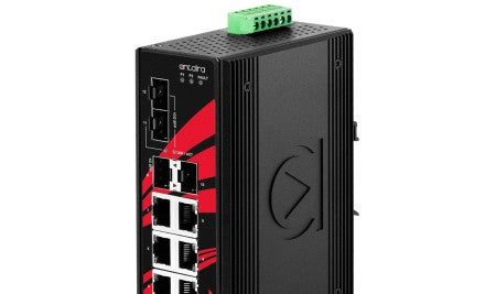 Antaira Technologies LNP-1204G-10G-SFP-24 - 12-Port Industrial Gigabit PoE+ (LNP-1204G-10G-SFP-24)