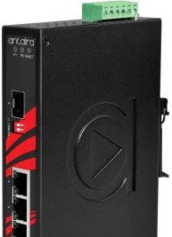 Antaira Technologies LNX-0501G-SFP - 5-Port Industrial Unmanaged Ethernet (LNX-0501G-SFP)